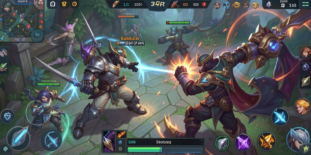 Tampilan seru dari gameplay 34R yang penuh aksi.