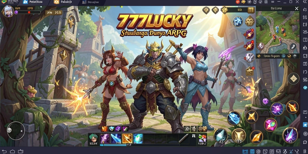 Tampilan gameplay seru dan menantang di 777LUCKY.