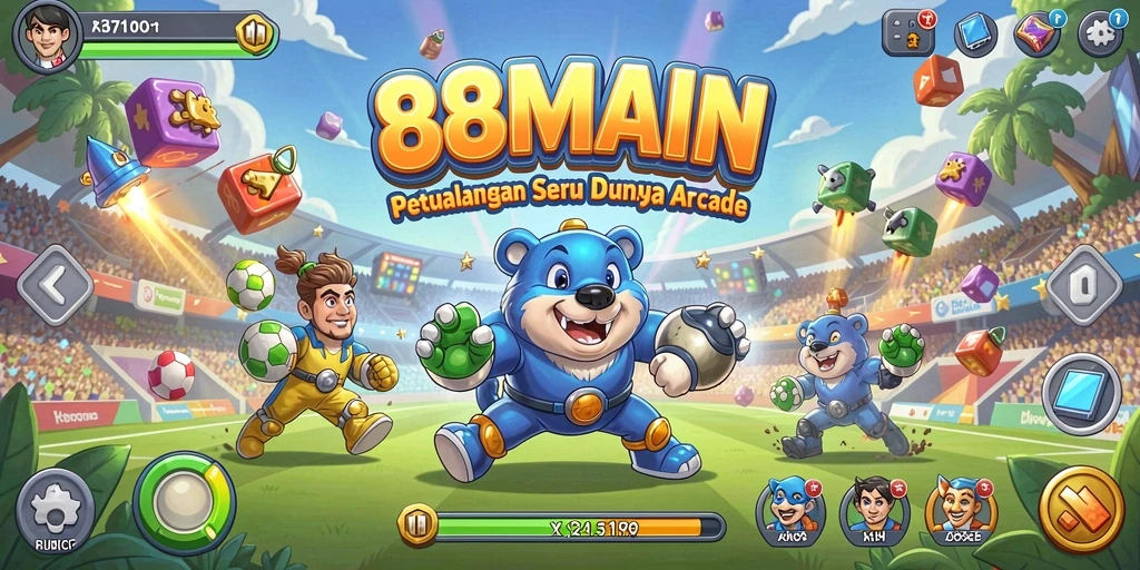 Tampilan gameplay yang seru dan adiktif di 88MAIN.