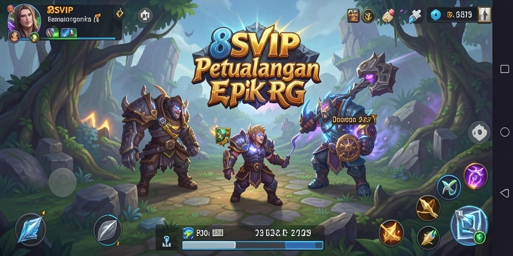 Tampilan gameplay menarik dengan aksi RPG seru.
