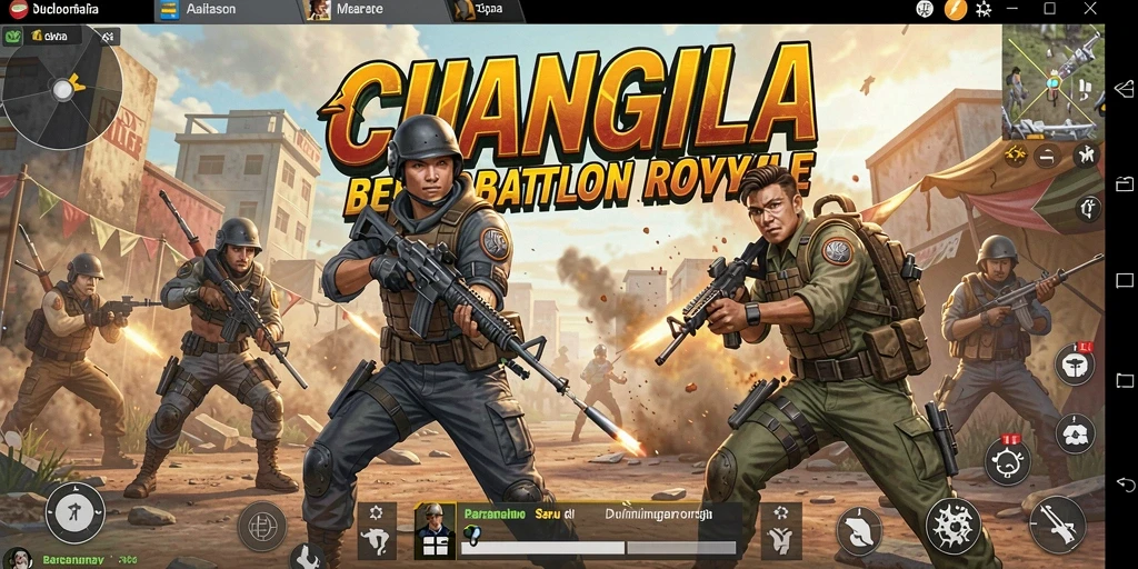 Tangkapan layar menunjukkan aksi seru dalam gameplay CUANGILA.