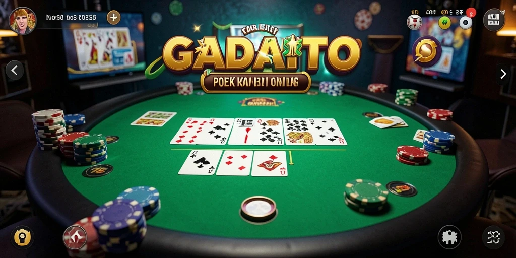 GADAITOTO menampilkan gameplay poker yang mendebarkan dan grafis yang atraktif.