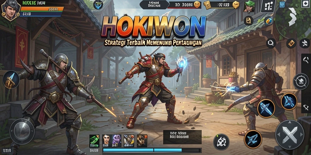 Gameplay HOKIWON yang menegangkan dengan strategi seru.