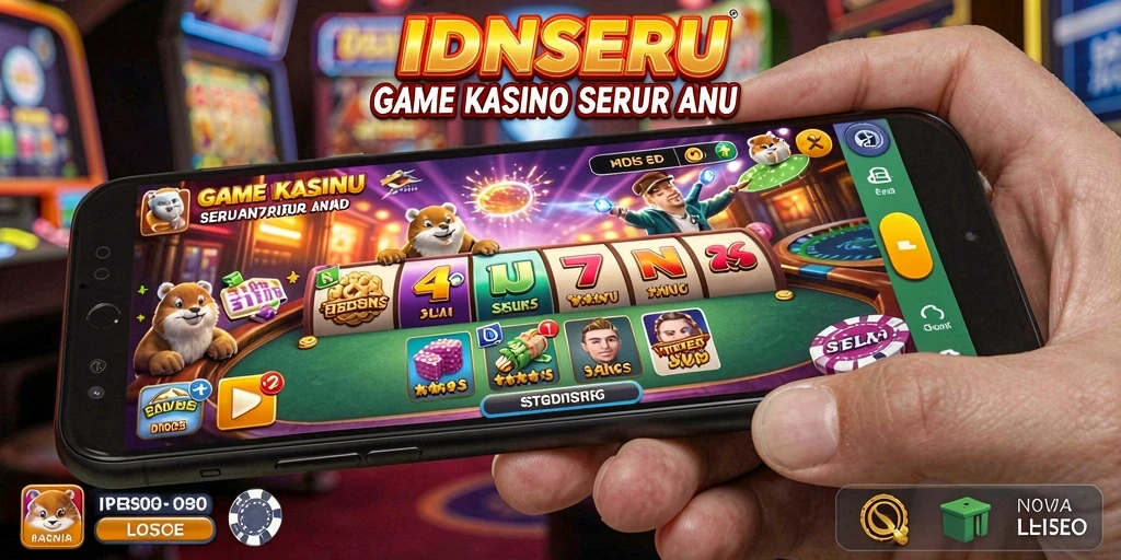 Tampilan seru game Kasino IDNSERU yang menarik dan interaktif.