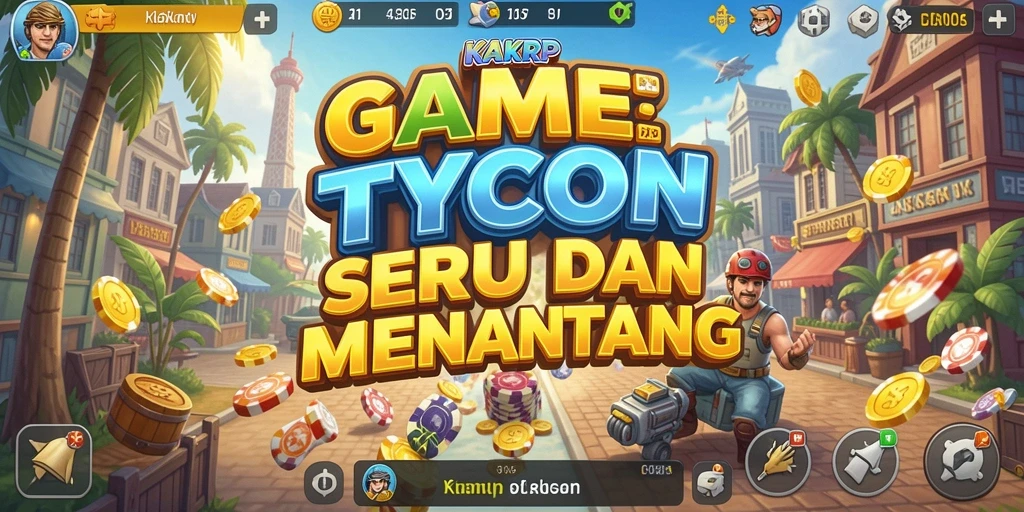 Screenshot KAKRP menampilkan pengalaman gameplay Tycoon yang mendebarkan.