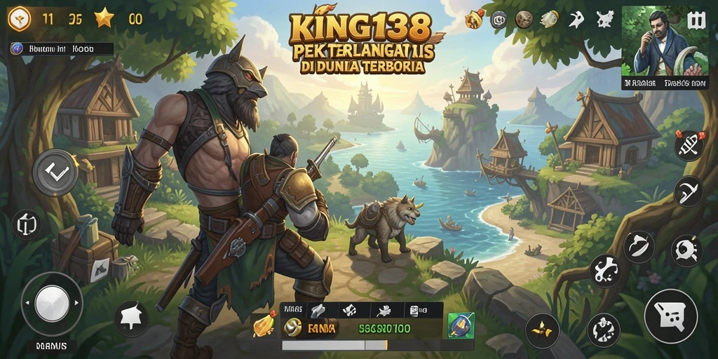 Tampilan screenshot KING138 menunjukkan petualangan seru di dunia terbuka.