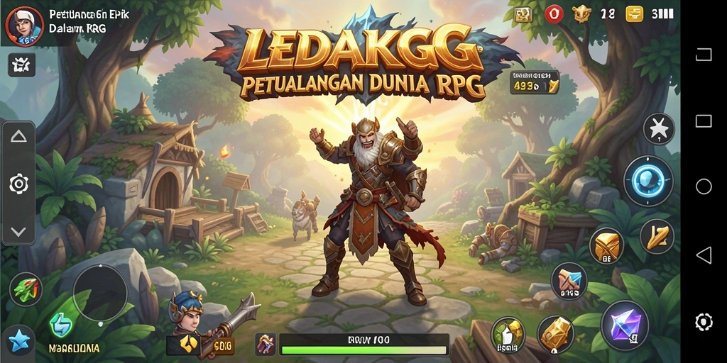 Tangkapan layar dari gameplay seru LEDAKGG yang penuh aksi.