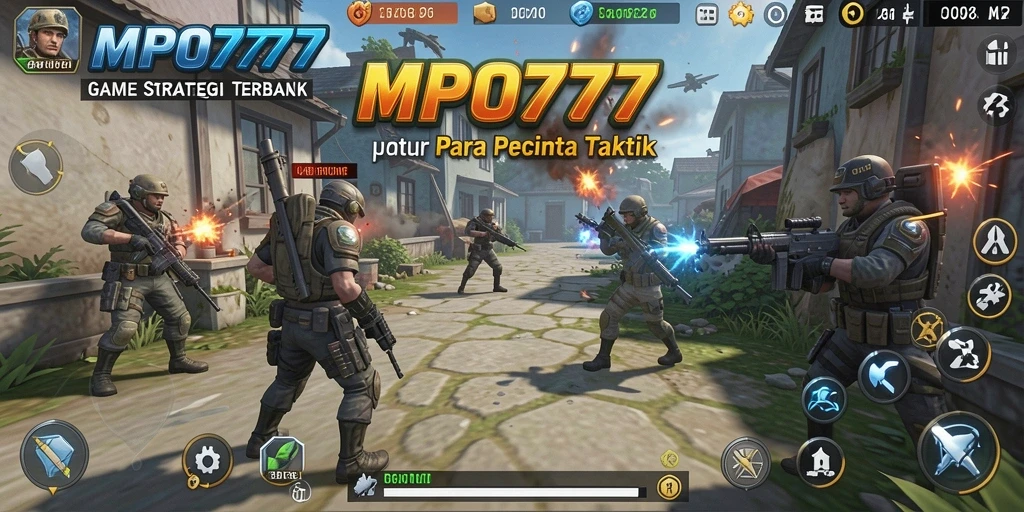 Screenshot gameplay MPO777 menampilkan pertempuran strategi yang mendebarkan.
