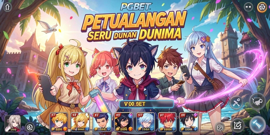 Screenshot gameplay PGBET yang menampilkan aksi pertarungan anime.