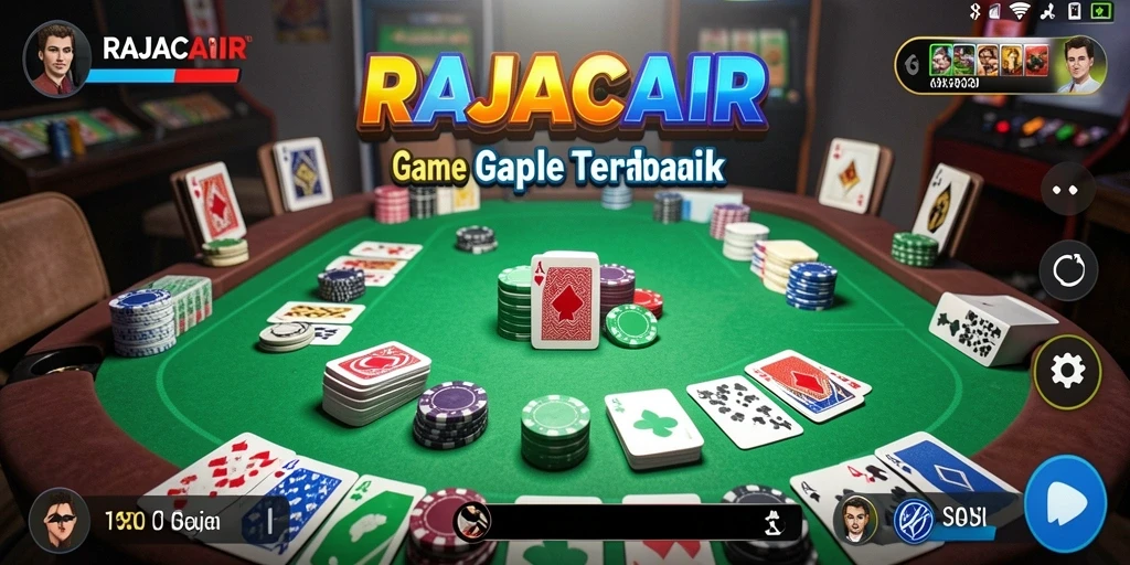 Tampilan gameplay seru dan interaktif dari RAJACAIR.