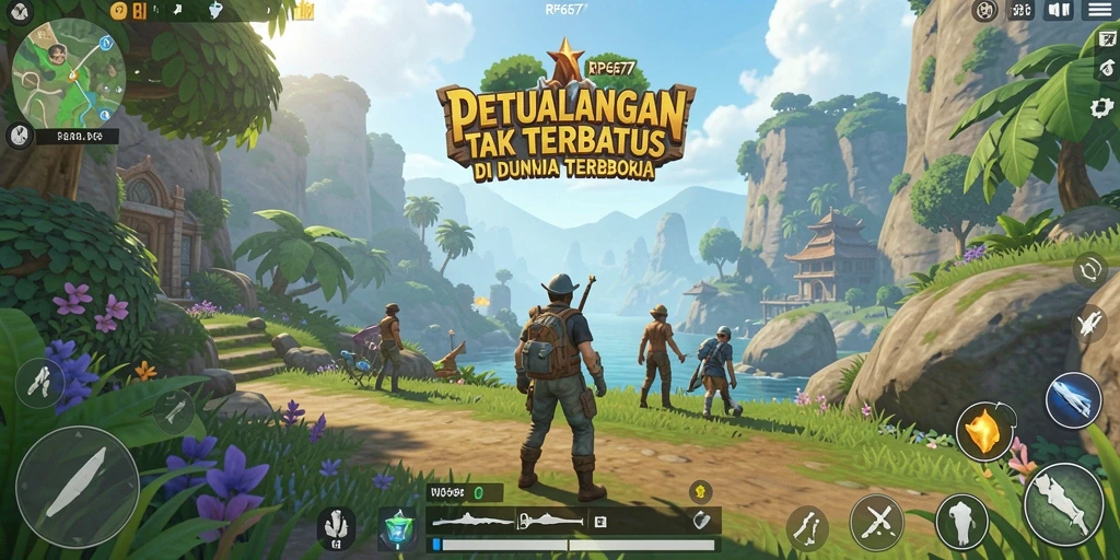 Gameplay menakjubkan di dunia terbuka RP6677 yang penuh eksplorasi.