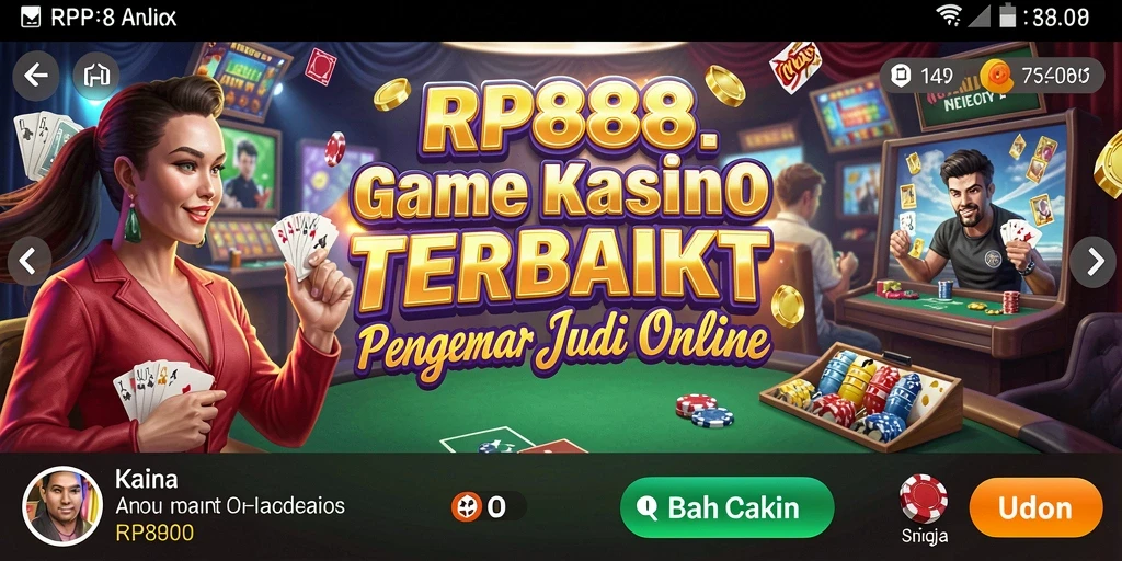 Tampilan gameplay seru dan interaktif di RP888.