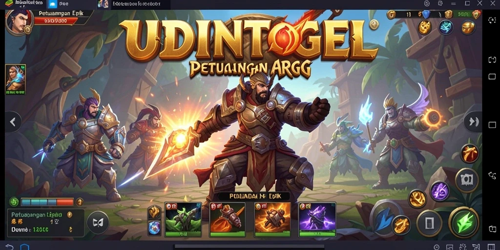 Tampilan dinamis dari pertempuran epik di <strong>UDINTOGEL</strong>.