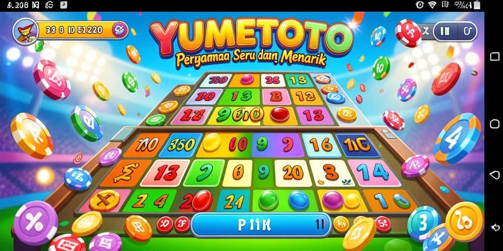 Tampilan gameplay YUMETOTO yang menarik dan penuh keseruan saat bermain bingo.